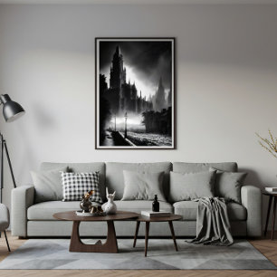 Dark Cathedral: Mysteries in the Fog Canvas Print