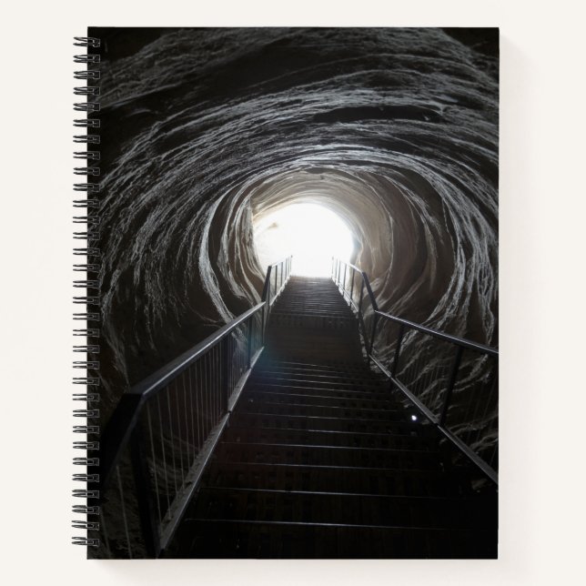 Dark Cave Tunnel Notebook (Front)