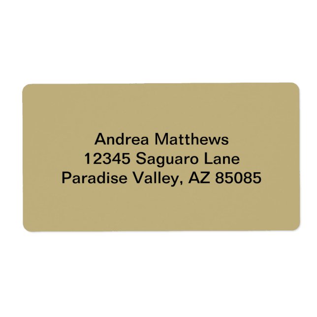 Dark Champagne Solid Colour (Front)