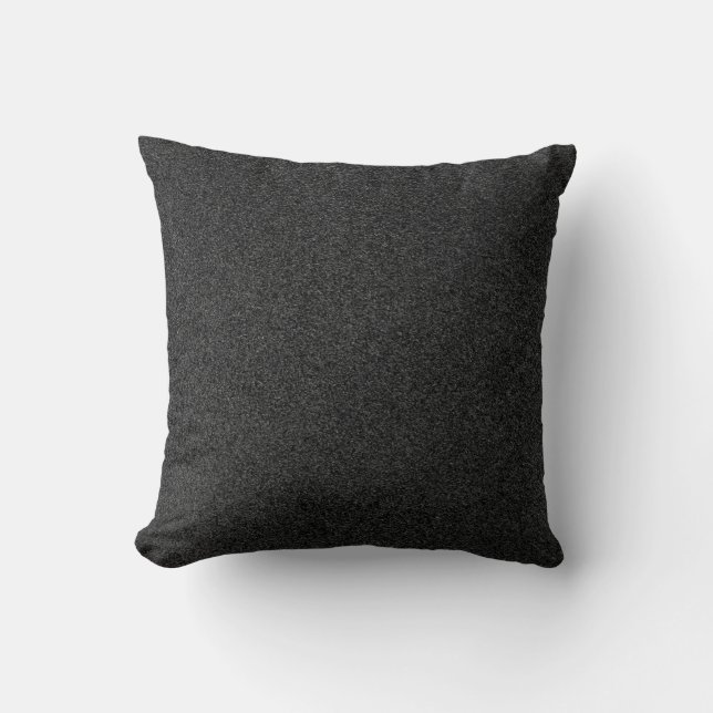 Dark Charcoal Grey Speckled Cushion (Front)