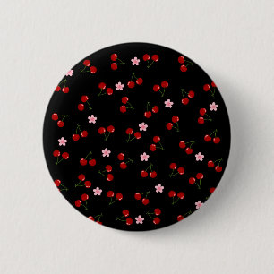 Dark Cherries 6 Cm Round Badge