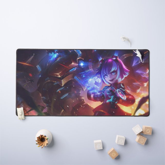 Dark Child Gaming Desk Mat | Customisable Deskmat (Kids Table)