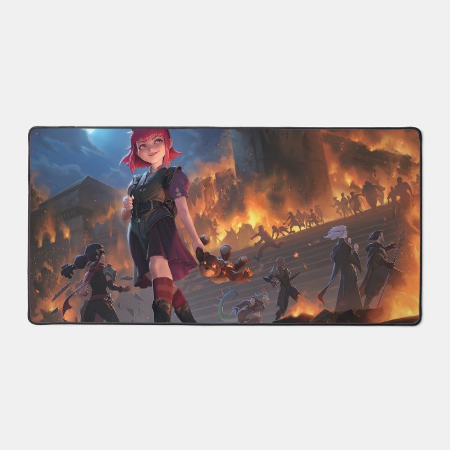 Dark Child Gaming Desk Mat | Customisable Deskmat (Front)