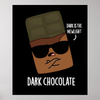 Dark Chocolate Funny Candy Pun Dark BG