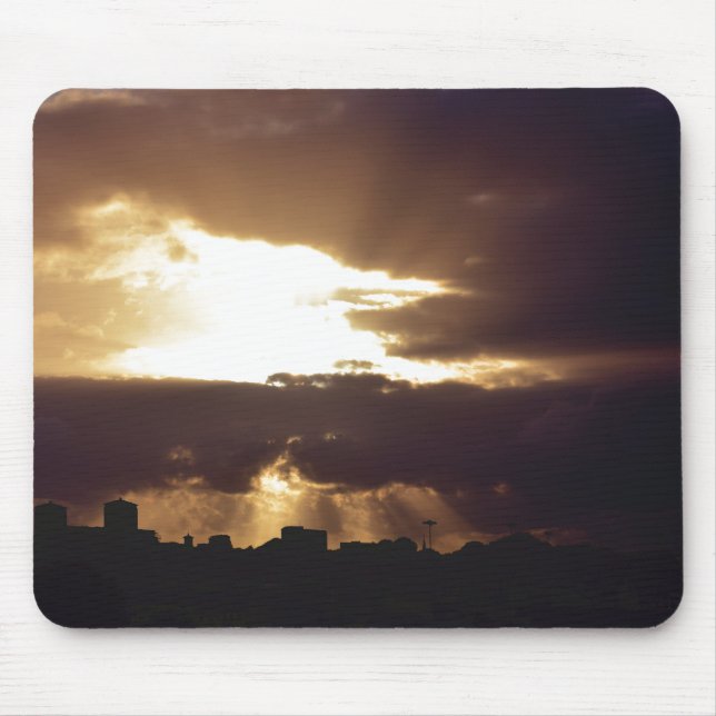 Dark Chocolate Plymouth Mouse Mat (Front)