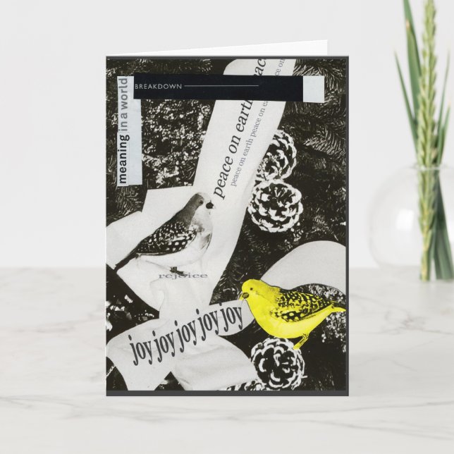 Dark Christmas Holiday Card (Front)