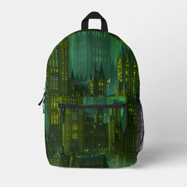 dark city Print Cut Sew Bag (Front)