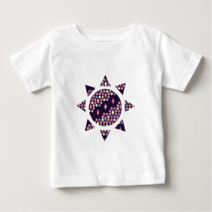 Dark City Twilight Honeycomb and Diamond Sun Baby T-Shirt