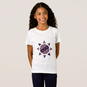 Dark City Twilight Honeycomb and Diamond Sun T-Shirt