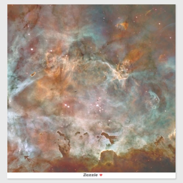 Dark Clouds of Carina Nebula Hubble Space (Sheet)