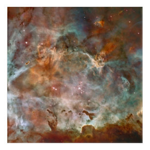Dark Clouds of Carina Nebula Hubble Space Acrylic Print