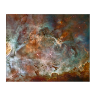 Dark Clouds of Carina Nebula Hubble Space Acrylic Print