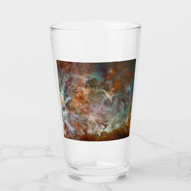 Dark Clouds of Carina Nebula Hubble Space Glass (Front)