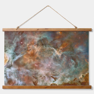 Dark Clouds of Carina Nebula Hubble Space Hanging Tapestry