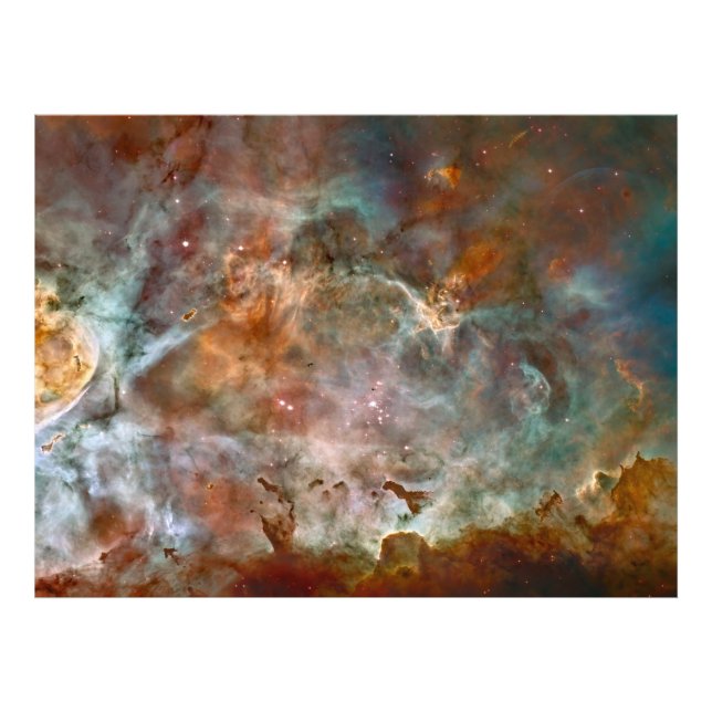 Dark Clouds of Carina Nebula Hubble Space Photo Print (Front)