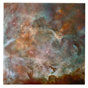 Dark Clouds of Carina Nebula Hubble Space Tile