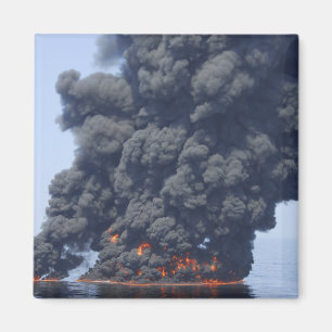 Dark clouds of smoke and fire emerge 2 magnet