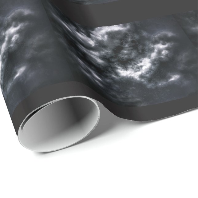 Dark Clouds Wrapping Paper (Roll Corner)
