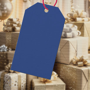 Dark Cobalt Blue Gift Tags