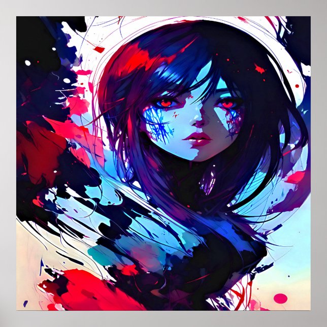 Dark Colour Art Poster (Front)