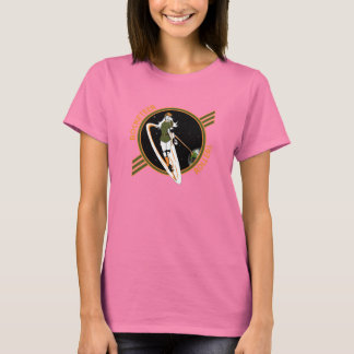 Dark Coloured Fitted Rocketeer Rollers Tshirt