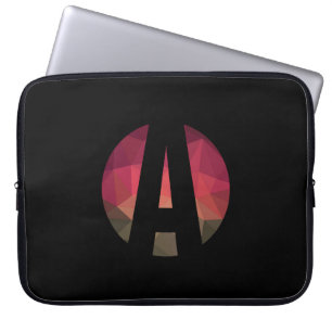 Dark colours initial letter modern trendy sleeve