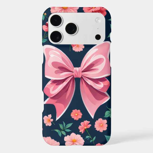 Dark coquette bow phone case (Back)