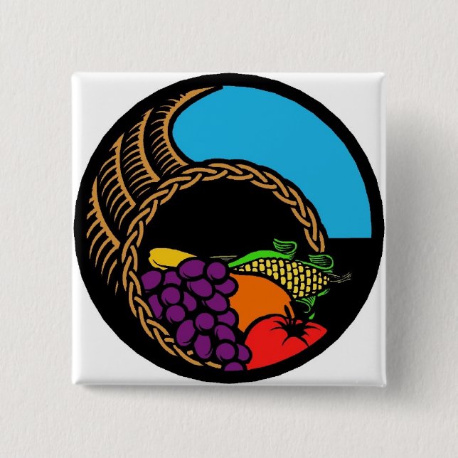 Dark Cornucopia 15 Cm Square Badge (Front)