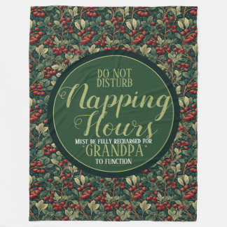 Dark Cottagecore Vintage, Fleece Blanket