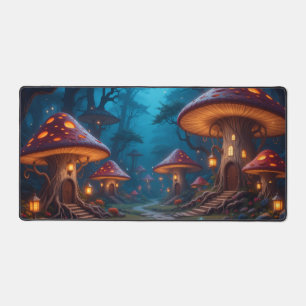 Dark Cottagecore & Witchy Desk Mat - Mushroom Fore