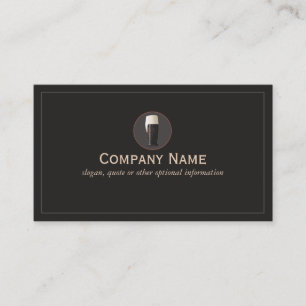 Dark Craft Beer Cicerone Brewery Business Card