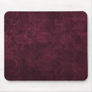 Dark Crimson Gothic Mouse Pad