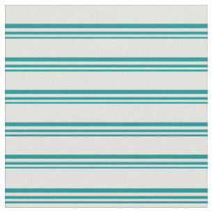 Dark Cyan and Light Cyan Coloured Lines Fabric