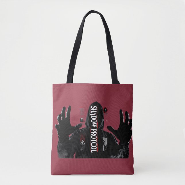 Dark Cyberpunk Tote Bag (Front)