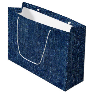 Dark Denim Large Gift Bag