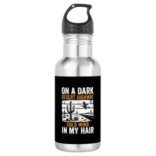 Dark Desert Highway Cactus Sunset Design_1 532 Ml Water Bottle