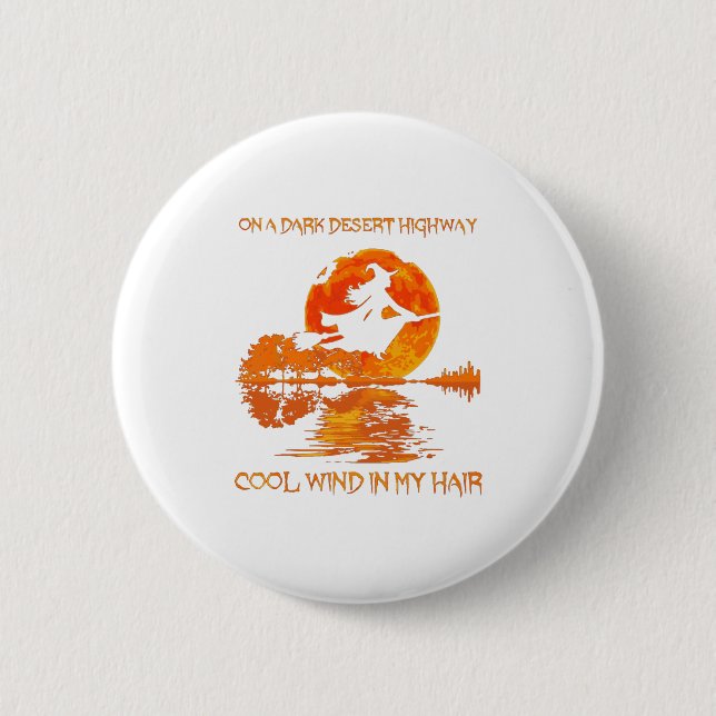 Dark Desert Highway Witches Hocus Pocus 6 Cm Round Badge (Front)