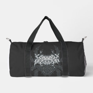 Dark Discipline Spider Athletic Gothic Emblem Duffle Bag