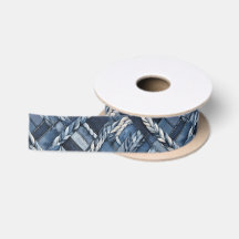 Dark Distressed Denim Patchwork And Braids