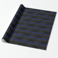 Dark Distressed Police Style American Flag