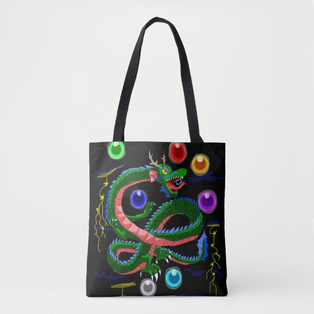 Dark Dragon Fantasy Carry Tote (Front)