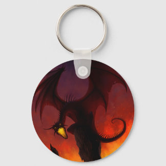 Dark Dragon Keychain