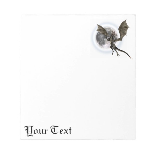 Dark Dragon Notepad (Front)