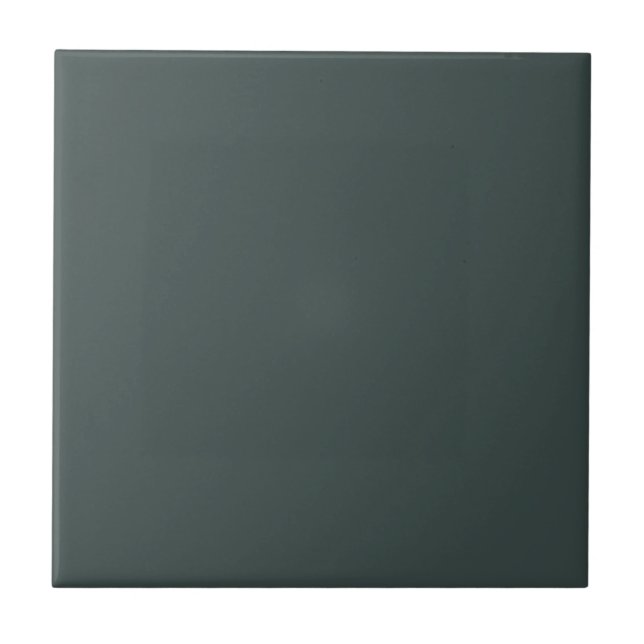 Dark Duck Egg Blue Solid Colour Tile (Front)
