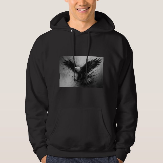 Dark Eagle Graphic Hoodie (Front)