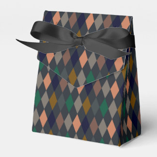Dark Earth Woodlands Harlequin Diamonds Favour Box