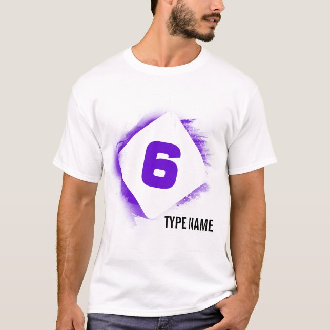 Dark Eden Stencil - 6 T-Shirt (Front)