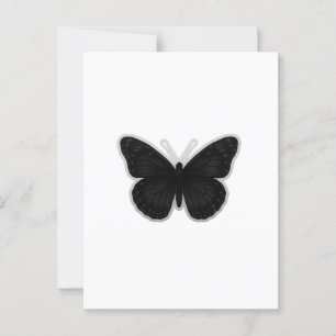 Dark Elegance Butterfly Postcard