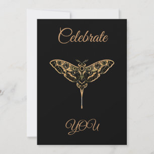 Dark Elegance-Celebrate YOU Holiday Card