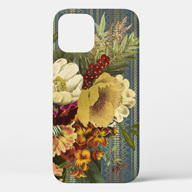 Dark Elegance Floral Case-Mate iPhone Case (Back)